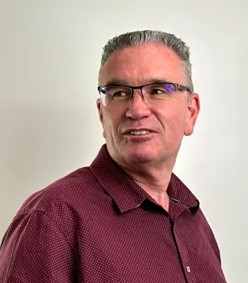 Portrait of host Wicus van Biljon